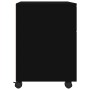 Archivador con ruedas madera contrachapada negro 45x38x54 cm de vidaXL, Armarios archivadores - Ref: Foro24-811521, Precio: 5...