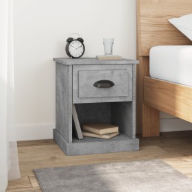 Bedside tables 2 pcs plywood gray 39x39x47.5 cm by vidaXL, Nightstands - Ref: Foro24-816137, Price: 65,81 €, Discount: %