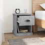 Nachttische 2 Stk. Sperrholz grau 39x39x47,5 cm von vidaXL, Nachttische - Ref: Foro24-816137, Preis: 65,99 €, Rabatt: %