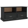 Black plywood TV cabinet 93x35.5x45 cm by vidaXL, TV Furniture - Ref: Foro24-816465, Price: 64,36 €, Discount: %