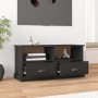 Black plywood TV cabinet 93x35.5x45 cm by vidaXL, TV Furniture - Ref: Foro24-816465, Price: 64,36 €, Discount: %