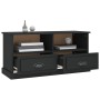 Black plywood TV cabinet 93x35.5x45 cm by vidaXL, TV Furniture - Ref: Foro24-816465, Price: 64,36 €, Discount: %