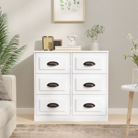 White plywood sideboard 70x35.5x67.5 cm by vidaXL, Sideboards - Ref: Foro24-816432, Price: 97,11 €, Discount: %