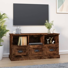 Mueble para TV madera contrachapada roble ahumado 100x35x50 cm de vidaXL, Muebles TV - Ref: Foro24-816293, Precio: 76,36 €, D...