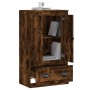 Aparador de madera contrachapada roble ahumado 60x35,5x103,5 cm de vidaXL, Aparadores - Ref: Foro24-816301, Precio: 92,43 €, ...