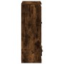 Aparador de madera contrachapada roble ahumado 60x35,5x103,5 cm de vidaXL, Aparadores - Ref: Foro24-816301, Precio: 92,43 €, ...