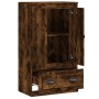 Aparador de madera contrachapada roble ahumado 60x35,5x103,5 cm de vidaXL, Aparadores - Ref: Foro24-816301, Precio: 92,43 €, ...