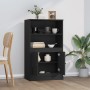 Black plywood sideboard 60x35.5x103.5 cm by vidaXL, Sideboards - Ref: Foro24-816313, Price: 79,45 €, Discount: %