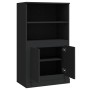 Aparador de madera contrachapada negro 60x35,5x103,5 cm de vidaXL, Aparadores - Ref: Foro24-816313, Precio: 77,40 €, Descuent...