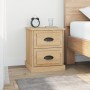 Bedside table made of oak plywood in Sonoma finish, measuring 39x39x47.5 cm. by vidaXL, Nightstands - Ref: Foro24-816150, Pri...