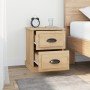 Bedside table made of oak plywood in Sonoma finish, measuring 39x39x47.5 cm. by vidaXL, Nightstands - Ref: Foro24-816150, Pri...