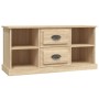 TV stand made of Sonoma oak plywood 99.5x35.5x48cm by vidaXL, TV Furniture - Ref: Foro24-816275, Price: 79,52 €, Discount: %