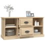 TV stand made of Sonoma oak plywood 99.5x35.5x48cm by vidaXL, TV Furniture - Ref: Foro24-816275, Price: 79,52 €, Discount: %