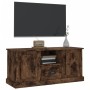 Smoked oak plywood TV cabinet 100x35.5x45cm by vidaXL, TV Furniture - Ref: Foro24-816461, Price: 73,31 €, Discount: %