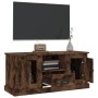 Smoked oak plywood TV cabinet 100x35.5x45cm by vidaXL, TV Furniture - Ref: Foro24-816461, Price: 73,31 €, Discount: %