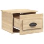 Wall bedside table 2 pcs Sonoma oak color 41.5x36x28 cm by vidaXL, Nightstands - Ref: Foro24-816383, Price: 60,12 €, Discount: %