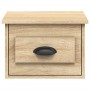 Wall bedside table 2 pcs Sonoma oak color 41.5x36x28 cm by vidaXL, Nightstands - Ref: Foro24-816383, Price: 60,12 €, Discount: %