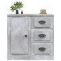 Aparador de madera contrachapada gris hormigón 70x35,5x67,5 cm de vidaXL, Aparadores - Ref: Foro24-816196, Precio: 94,84 €, D...