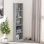 5-level Sonoma gray plywood bookshelf 40x24x175 cm by vidaXL, Bookcases and shelves - Ref: Foro24-816069, Price: 54,78 €, Dis...