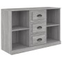 Aparador de madera contrachapada gris Sonoma 104,5x35,5x67,5 cm de vidaXL, Aparadores - Ref: Foro24-816238, Precio: 85,27 €, ...