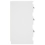 Aparador de madera contrachapada blanco 36x35,5x67,5 cm de vidaXL, Aparadores - Ref: Foro24-816216, Precio: 56,49 €, Descuent...