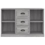 Aparador de madera contrachapada gris Sonoma 104,5x35,5x67,5 cm de vidaXL, Aparadores - Ref: Foro24-816238, Precio: 85,27 €, ...