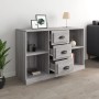 Aparador de madera contrachapada gris Sonoma 104,5x35,5x67,5 cm de vidaXL, Aparadores - Ref: Foro24-816238, Precio: 85,27 €, ...