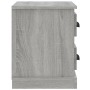 Mesita de noche gris Sonoma 60x35,5x45 cm de vidaXL, Mesitas de noche - Ref: Foro24-816374, Precio: 56,99 €, Descuento: %