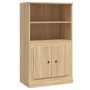 Aparador de madera contrachapada roble Sonoma 60x35,5x103,5 cm de vidaXL, Aparadores - Ref: Foro24-816315, Precio: 83,80 €, D...