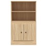 Aparador de madera contrachapada roble Sonoma 60x35,5x103,5 cm de vidaXL, Aparadores - Ref: Foro24-816315, Precio: 83,80 €, D...