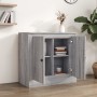 Aparador de madera contrachapada gris Sonoma 70x35,5x67,5 cm de vidaXL, Aparadores - Ref: Foro24-816190, Precio: 88,08 €, Des...