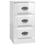 Glossy white plywood sideboard 36x35.5x67.5 cm by vidaXL, Sideboards - Ref: Foro24-816218, Price: 63,38 €, Discount: %