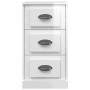 Glossy white plywood sideboard 36x35.5x67.5 cm by vidaXL, Sideboards - Ref: Foro24-816218, Price: 63,38 €, Discount: %