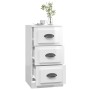 Glossy white plywood sideboard 36x35.5x67.5 cm by vidaXL, Sideboards - Ref: Foro24-816218, Price: 63,38 €, Discount: %