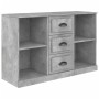 Aparador madera contrachapada gris hormigón 104,5x35,5x67,5 cm de vidaXL, Aparadores - Ref: Foro24-816236, Precio: 82,89 €, D...