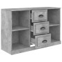 Aparador madera contrachapada gris hormigón 104,5x35,5x67,5 cm de vidaXL, Aparadores - Ref: Foro24-816236, Precio: 82,89 €, D...