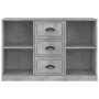 Aparador madera contrachapada gris hormigón 104,5x35,5x67,5 cm de vidaXL, Aparadores - Ref: Foro24-816236, Precio: 82,89 €, D...