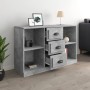 Concrete gray plywood sideboard 104.5x35.5x67.5 cm by vidaXL, Sideboards - Ref: Foro24-816236, Price: 82,99 €, Discount: %