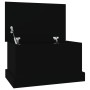 Plywood black storage chest 50x30x28 cm by vidaXL, Storage trunks - Ref: Foro24-816497, Price: 33,70 €, Discount: %