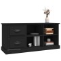 Black plywood TV cabinet 102x35.5x47.5 cm by vidaXL, TV Furniture - Ref: Foro24-816177, Price: 69,87 €, Discount: %