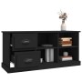 Black plywood TV cabinet 102x35.5x47.5 cm by vidaXL, TV Furniture - Ref: Foro24-816177, Price: 69,87 €, Discount: %