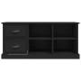 Black plywood TV cabinet 102x35.5x47.5 cm by vidaXL, TV Furniture - Ref: Foro24-816177, Price: 69,87 €, Discount: %