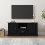 TV stand made of black plywood, 100x35.5x45 cm by vidaXL, TV Furniture - Ref: Foro24-816457, Price: 66,16 €, Discount: %