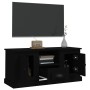 TV stand made of black plywood, 100x35.5x45 cm by vidaXL, TV Furniture - Ref: Foro24-816457, Price: 66,16 €, Discount: %