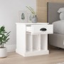 Mesitas de noche 2 unidades blanco brillante 43x36x50 cm de vidaXL, Mesitas de noche - Ref: Foro24-816349, Precio: 84,05 €, D...