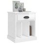 Mesitas de noche 2 unidades blanco brillante 43x36x50 cm de vidaXL, Mesitas de noche - Ref: Foro24-816349, Precio: 84,05 €, D...