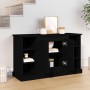 Aparador de madera contrachapada negro 100x35,5x60 cm de vidaXL, Aparadores - Ref: Foro24-816441, Precio: 85,23 €, Descuento: %