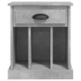 Concrete gray bedside table 43x36x50 cm by vidaXL, Nightstands - Ref: Foro24-816352, Price: 44,83 €, Discount: %