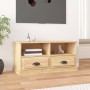 Mueble para TV madera contrachapada roble Sonoma 93x35,5x45 cm de vidaXL, Muebles TV - Ref: Foro24-816467, Precio: 62,48 €, D...