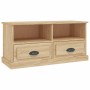 Mueble para TV madera contrachapada roble Sonoma 93x35,5x45 cm de vidaXL, Muebles TV - Ref: Foro24-816467, Precio: 62,48 €, D...